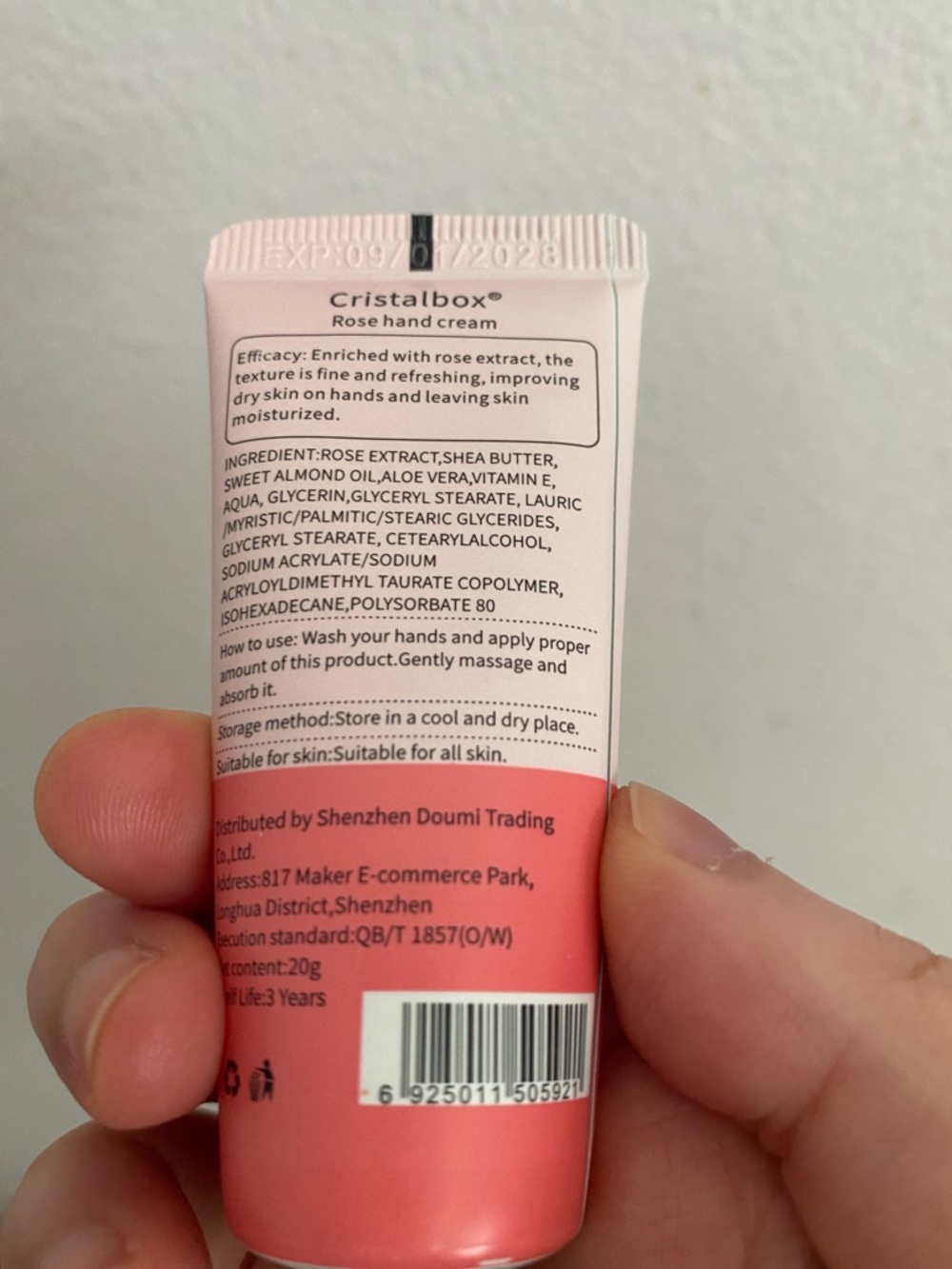 Natural Pure Hand Cream - Avocado (Green) - Picture 3 of 5